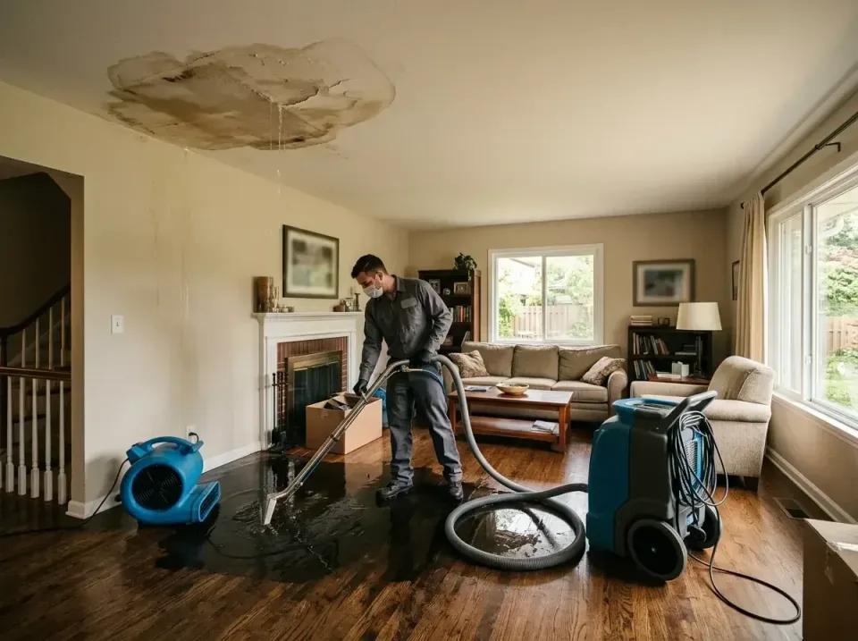 attic-pipe-burst-ceiling-drip-008 — frequently asked questions, Water Damage Restoration & Carpet Care in Baden, PA